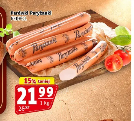 Parówki Paryżanki Pekpol promocja w Prim Market