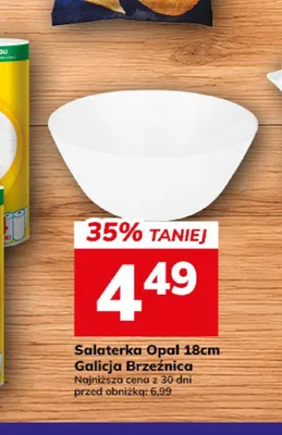 Salaterka Opal 18 cm Galicja Brzeźnica promocja w Hitpol