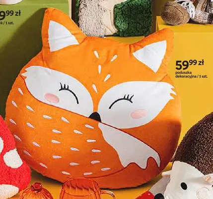 Poduszka dekoracyjna lis Hello Autumn promocja w Empik
