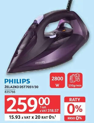 Żelazko PHILIPS ŻELAZKO DST7051/30 promocja w Selgros