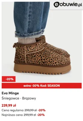 Śniegowce Eva Minge promocja w eobuwie.pl