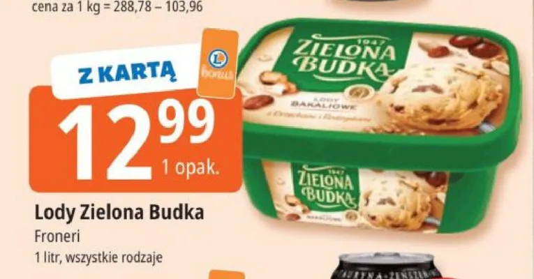 Lody Zielona Budka promocja w Leclerc