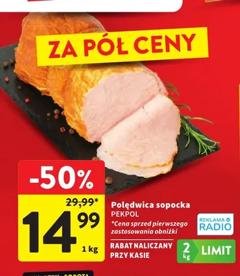 Polędwica sopocka Pekpol promocja w Intermarche