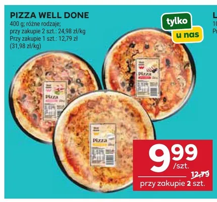 Pizza WELL DONE promocja w Stokrotka