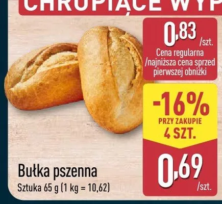 Bułka pszenna promocja w Aldi
