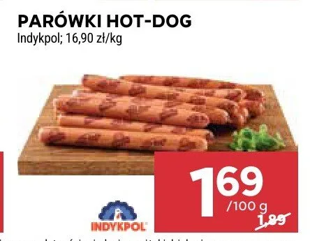 Parówki Hot-Dog Indykpol promocja w Stokrotka
