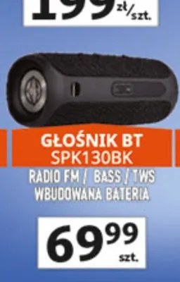 Głośnik BT SPK130BK promocja w Auchan