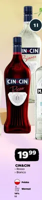 Wermut CIN&CIN Bianco 14% polski promocja w Netto