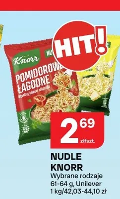 Nudle Knorr Pomidorowe Łagodne promocja w Chorten