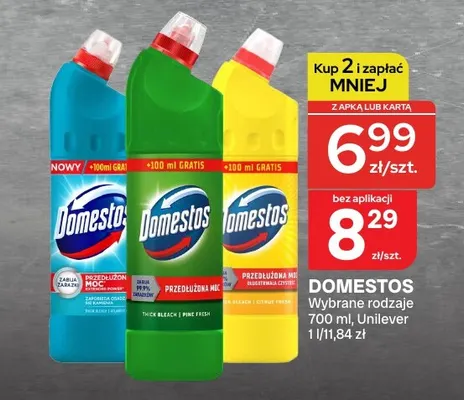 Płyn do WC Domestos promocja w Chorten
