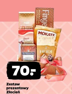 Zestaw prezentowy Złocień promocja w Netto