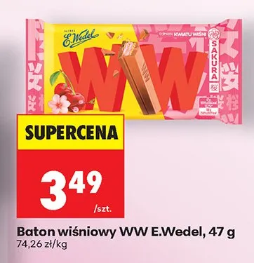 Baton wiśniowy WW promocja w Biedronka