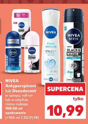 Antyperspirant roll-on Nivea Men Fresh Active promocja w Kaufland