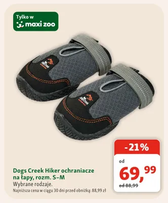 Ochraniacze na łapy Dogs Creek Hiker rozm. S-M promocja w MAXI ZOO