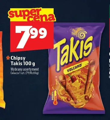 Chipsy Takis Volcano promocja w TOPAZ
