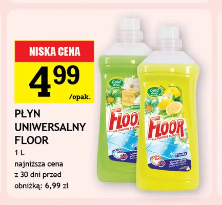 Płyn uniwersalny Floor Lemon Oil promocja w Gram Market