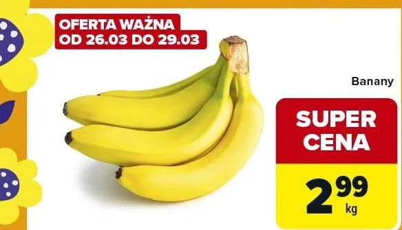 Banany promocja w Carrefour Express