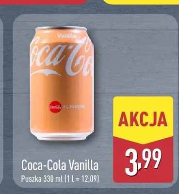 Napój gazowany Coca-Cola Vanilla promocja w Aldi