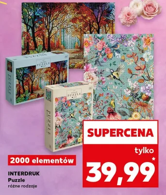 Puzzle różne rodzaje promocja w Kaufland