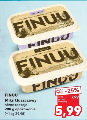 Miks tłuszczowy różne rodzaje promocja w Kaufland