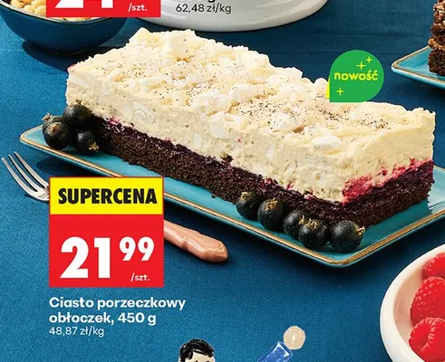 Ciasto porzeczkowy obłoczek promocja w Biedronka