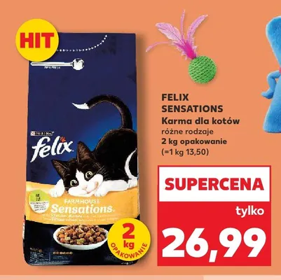 Karma dla kotów Felix Sensations promocja w Kaufland