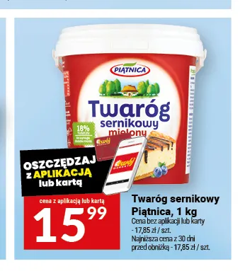 Twaróg sernikowy Piątnica promocja w Twój Market