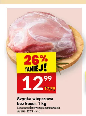 Szynka wieprzowa bez kości promocja w Twój Market