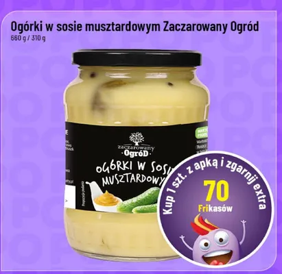 Ogórki w sosie musztardowym promocja w POLOmarket