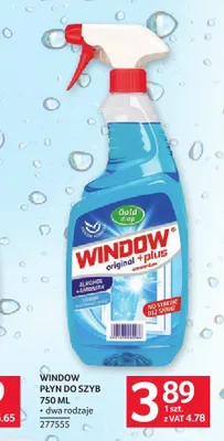 Płyn do szyb Window original + plus alkohol + amoniak promocja w Selgros