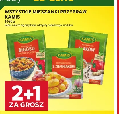 Mieszanka przypraw do flaków Kamis promocja w Stokrotka