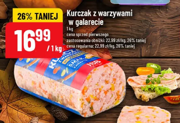 Kurczak z warzywami w galarecie promocja w POLOmarket
