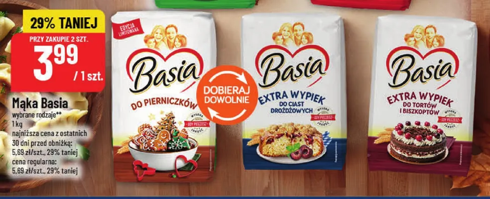 Mąka do pierniczków Basia promocja w POLOmarket