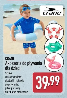 Akcesoria do pływania dla dzieci CRANE promocja w Aldi