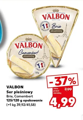 Ser pleśniowy Camembert Valbon promocja w Kaufland