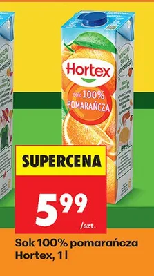 Sok 100% pomarańcza promocja w Biedronka