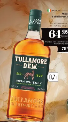 Whiskey  0,7 l promocja w POLOmarket