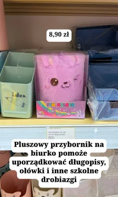 Pluszowy przybornik na biurko promocja w MR. DIY