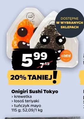 Onigiri Sushi Tokyo krewetka promocja w Netto