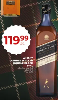 Whisky Johnnie Walker Double Black promocja w Duży Ben