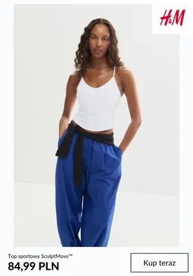 Top sportowy SculptMove™ H & M promocja w H&M