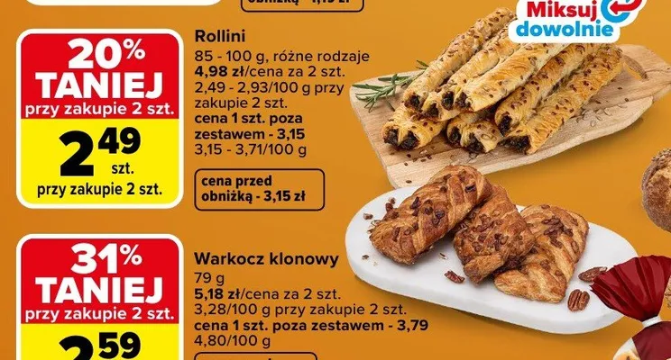 Rollini promocja w Carrefour