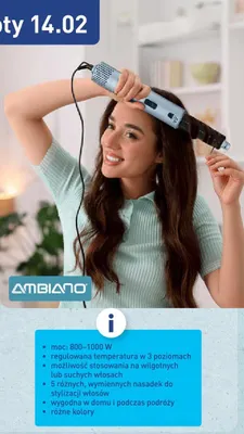 Lokówko-suszarka multifunkcyjna promocja w Aldi