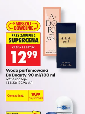 Woda perfumowana Be Beauty Stylish Girl promocja w Biedronka