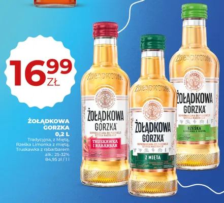 Żołądkowa Gorzka Rześka Limonka z miętą promocja w Duży Ben