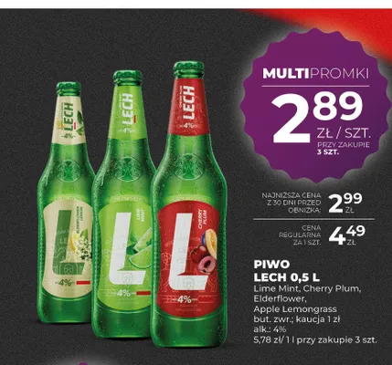 Piwo Lech Lime Mint promocja w Duży Ben