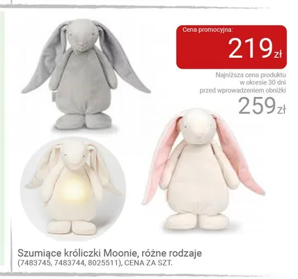 Szumiące króliczki Moonie promocja w Smyk
