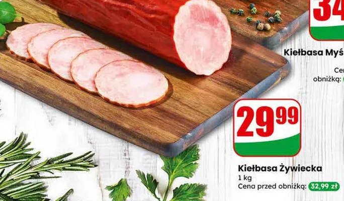 Kiełbasa Żywiecka promocja w Dino