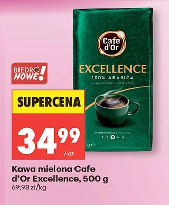 Kawa mielona Cafe d'Or Excellence promocja w Biedronka