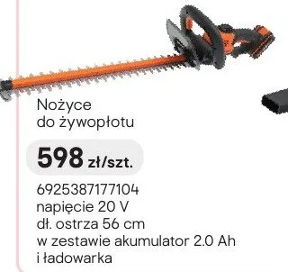 Nożyce do żywopłotu promocja w Castorama
